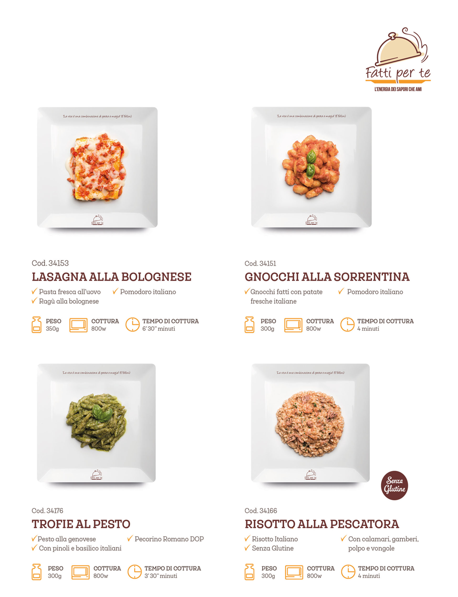 pasta fresca all'uovo e formati speciali algida