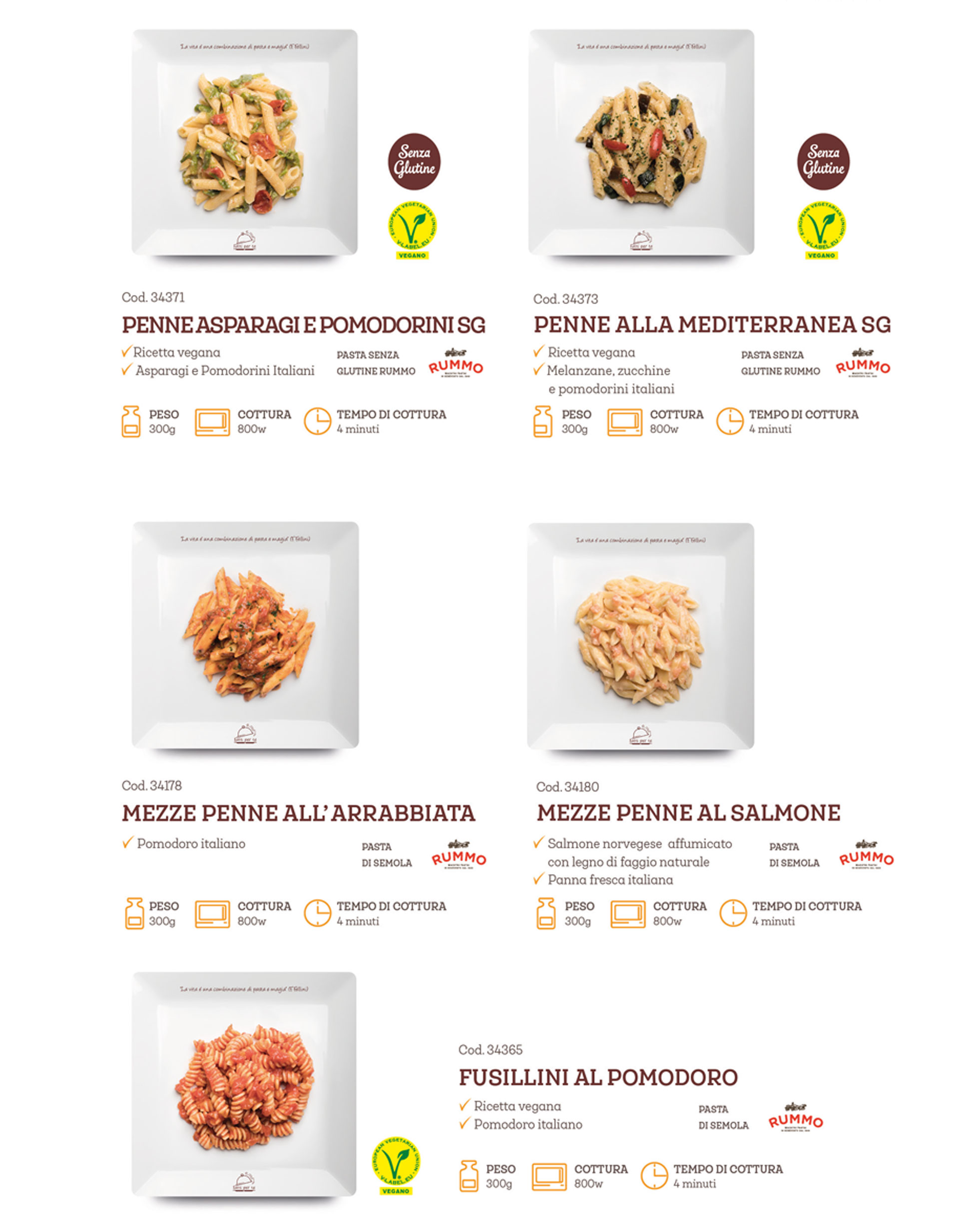 pasta fresca all'uovo  e formati speciali algida