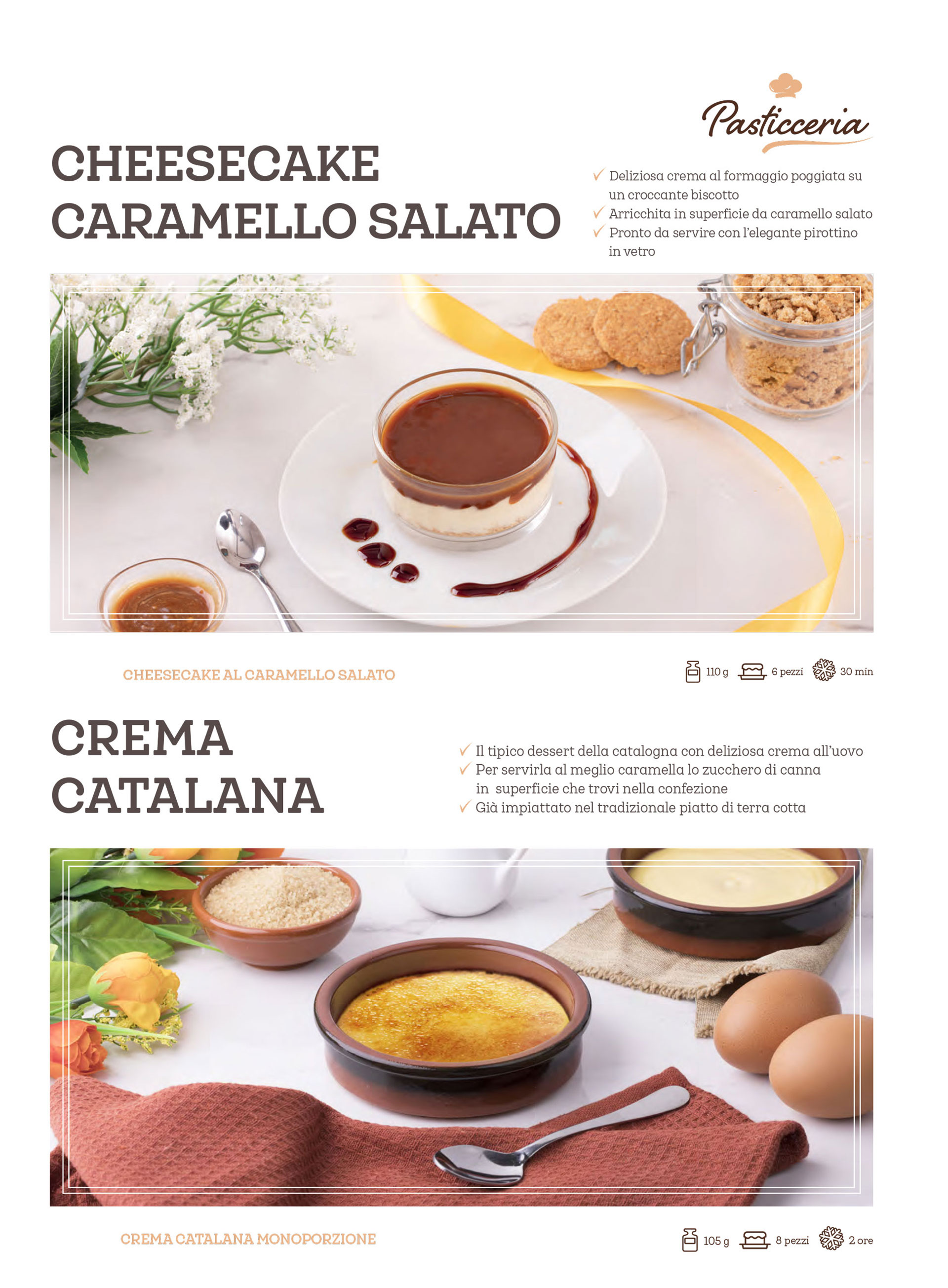 catalogo algida cheesecake crema catalana