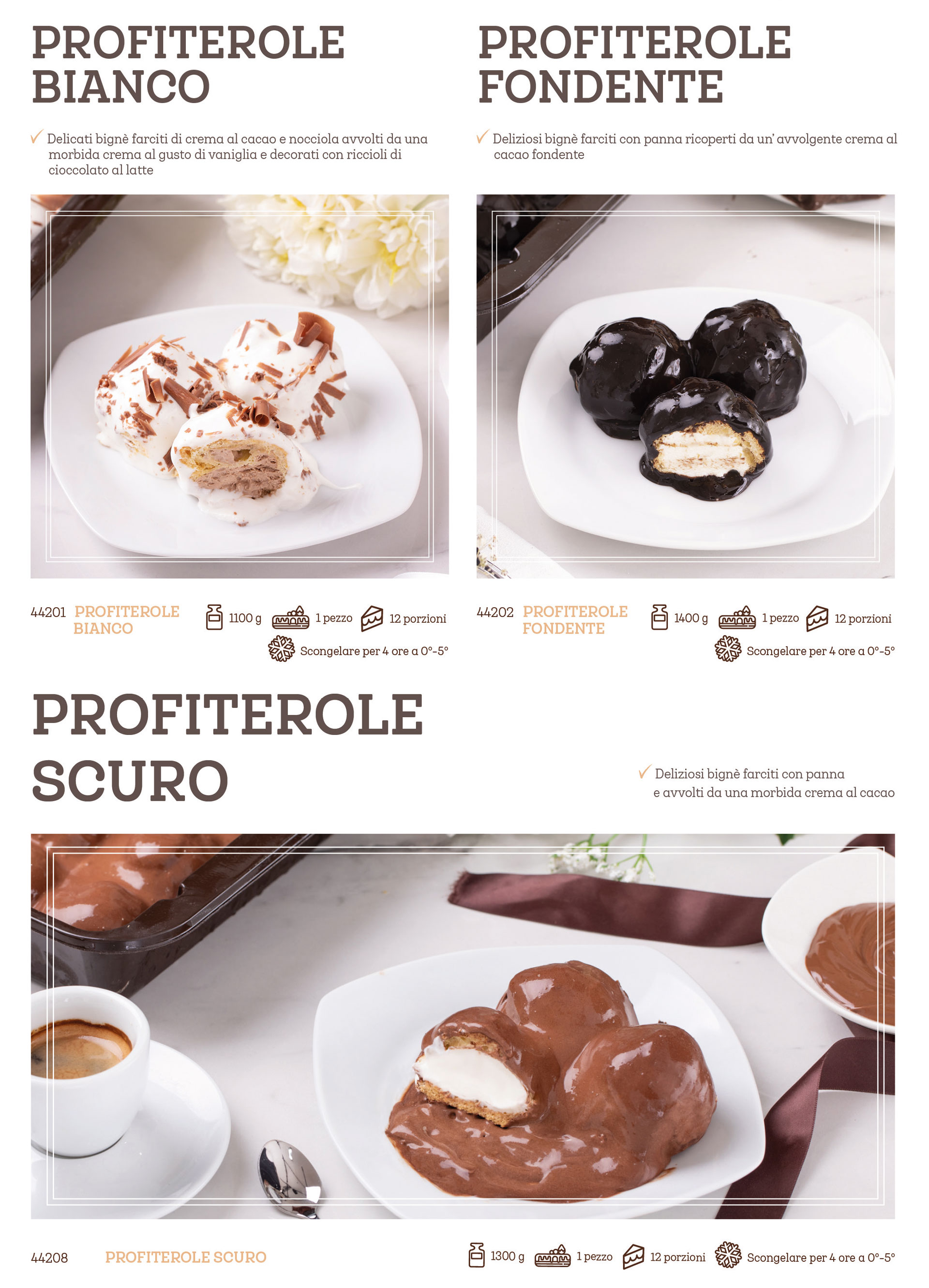 profiteroles algida