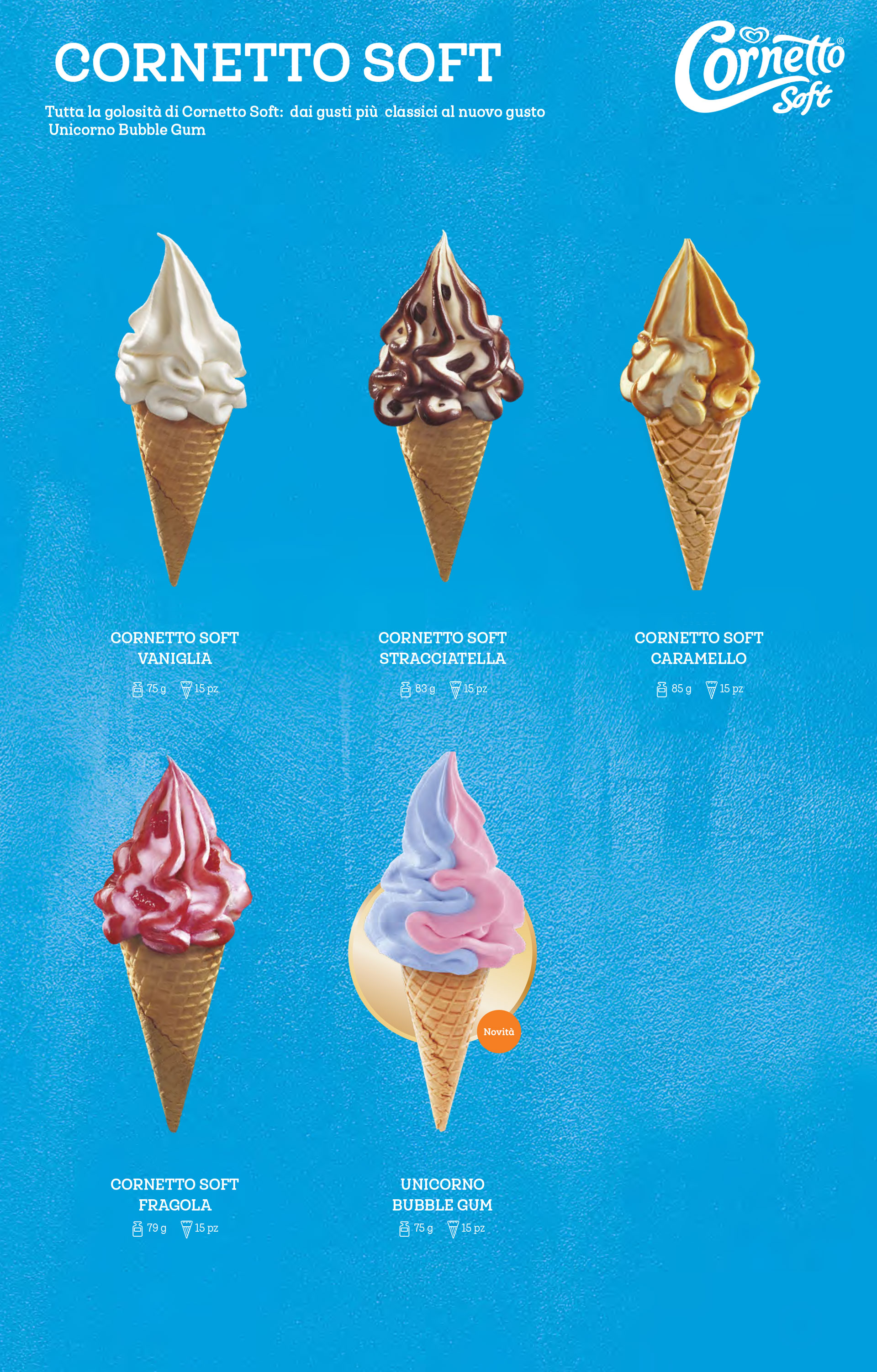 catalogo gelati Cornetto Soft algida