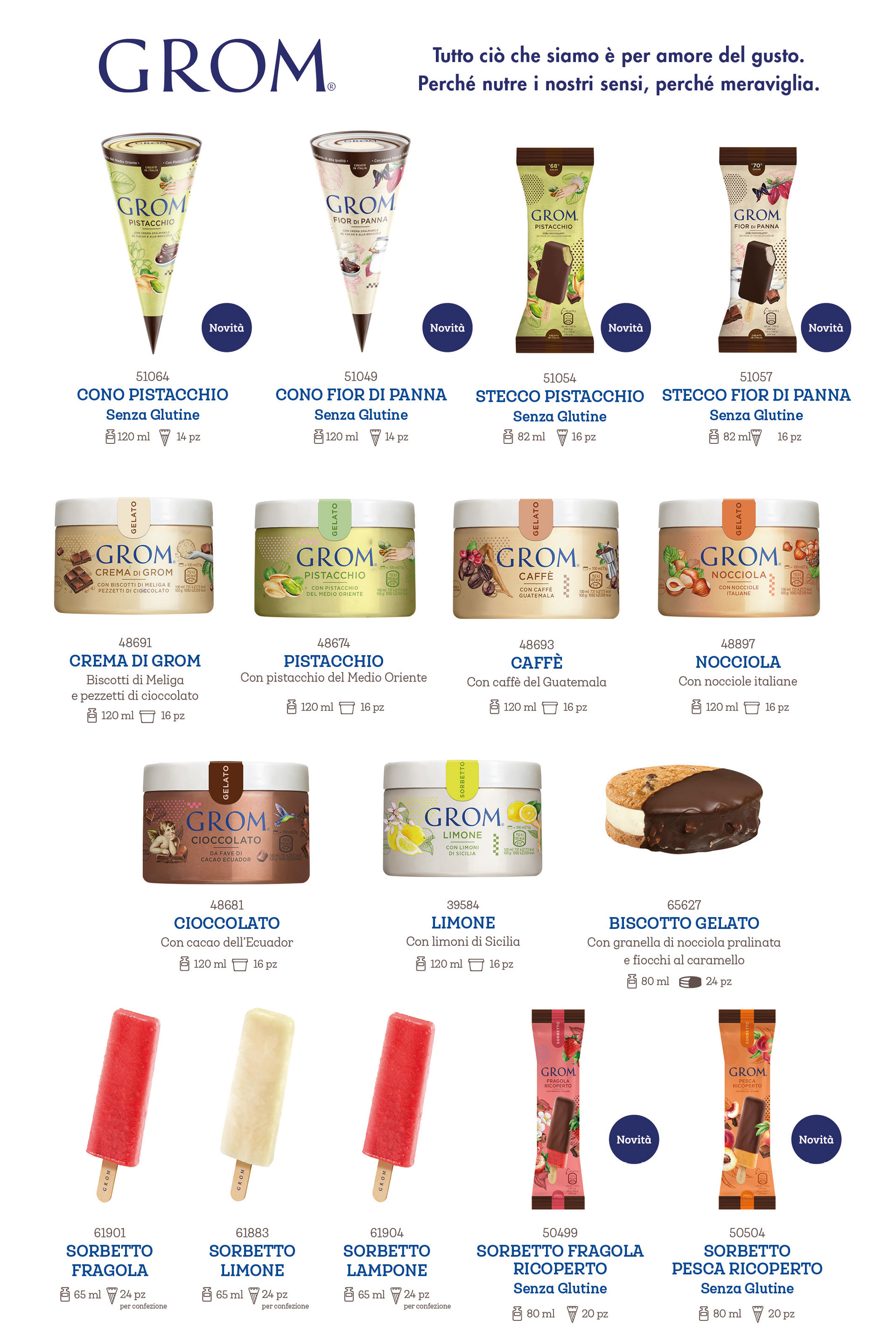 catalogo gelati grom algida